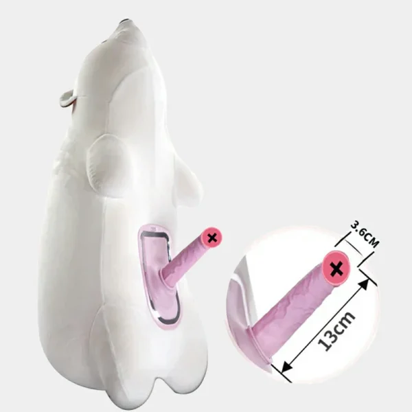 Discreet Polar Bear Remote Control Sex Machine