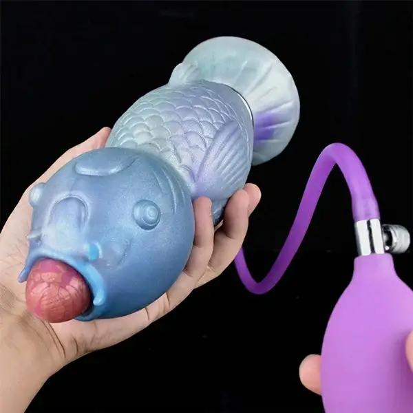 Fish Silicone Ovipositor Dildo