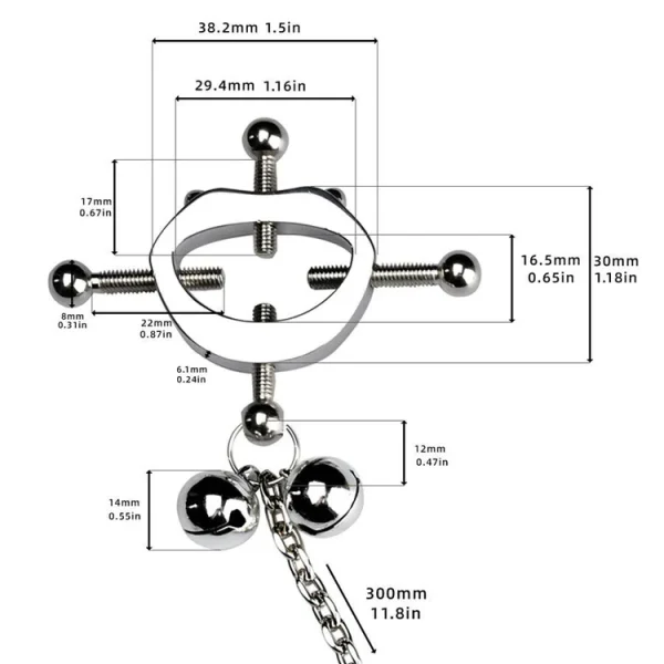 Pearl Nipple Clamps Wearable