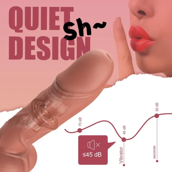 Premium Realisitic Self Thrusting Dildo 8 Inches