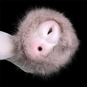 Realistic Plush Wolf Pussy Toy