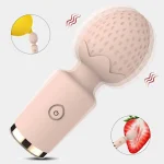 Strawberry - Vibrating Wand Clit Massager