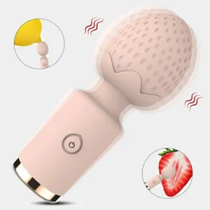 Strawberry - Vibrating Wand Clit Massager