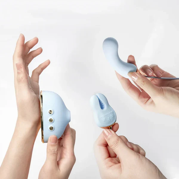 Telephone - Sucking Vibrator Nipple Clamps