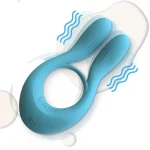 Extra Soft Penis Ring With Rabbit Vibrator