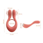 Extra Soft Penis Ring With Rabbit Vibrator