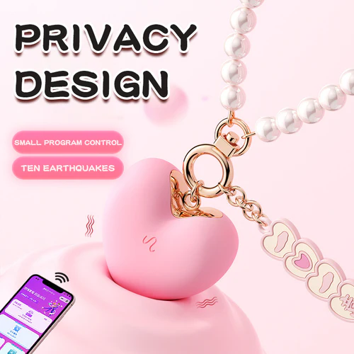 Heart Shape Keychain APP Control Mini Cute Vibrator