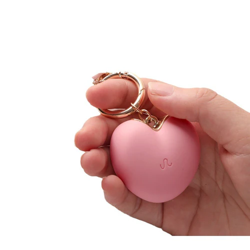 Heart Shape Keychain APP Control Mini Cute Vibrator