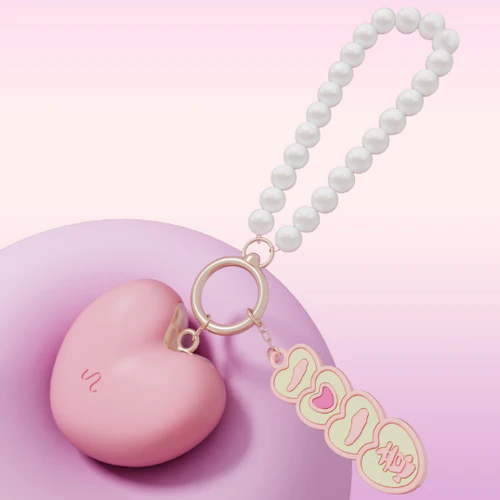 Heart Shape Keychain APP Control Mini Cute Vibrator