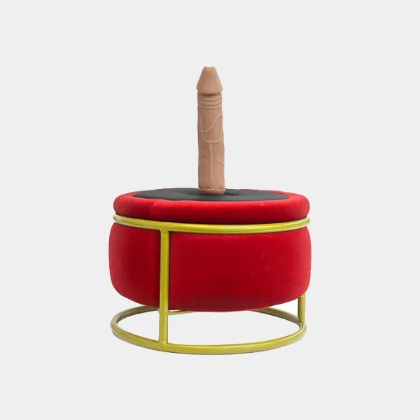 Sit Down - Red Seat Dildo Machine Naughty Chair