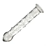 Textured Glass Dildo 7 Inches