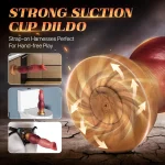 Vibrating Dragon Dildo With Remote 10 Inches