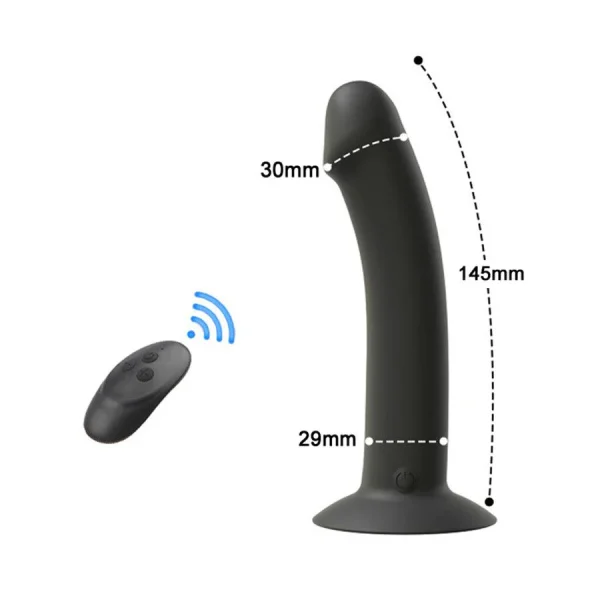 Magnum - Remote Control Silicone Dildo for Beginner