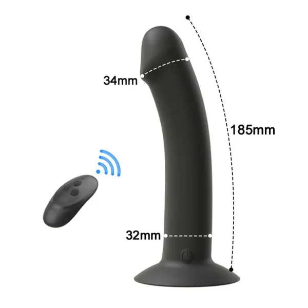 Magnum - Remote Control Silicone Dildo for Beginner