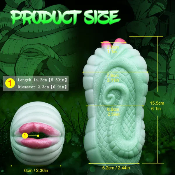 Medusa - Snake Silicone Oral Sex Toy