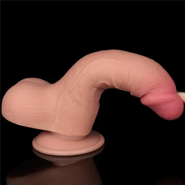 Realistic Dual Density Silicone Dildo 7.5 Inch