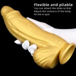 Realistic Fat Dildo 10 Inches Premium Silicone