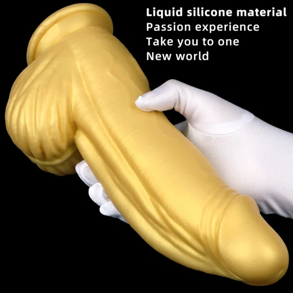 Realistic Fat Dildo 10 Inches Premium Silicone