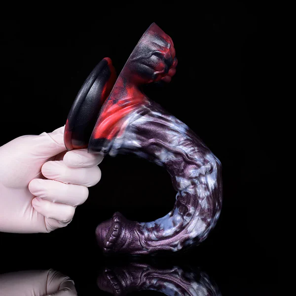 Black Dragon Dildo With Big Suction Cup