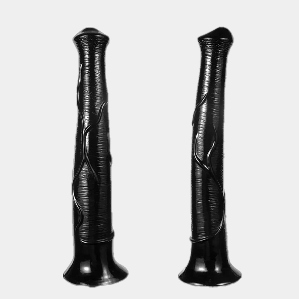 Black Horse Dildo 15 Inch Long Anal Plug