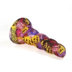 Comic Colorful Anal Dildo Big Suction Cup