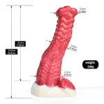 Ejaculating Dragon Dildo Monster Red