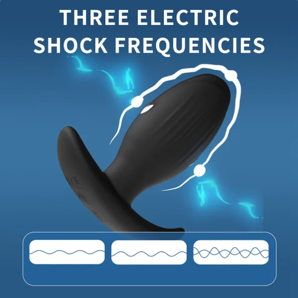 Electro Shock Butt Plug With Remote