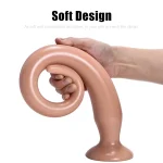 Extra Long Smooth Anal Dilators Silicone Dildo