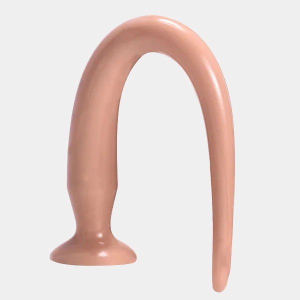 Extra Long Smooth Anal Dilators Silicone Dildo