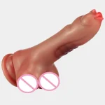 Fantasy Anal Dildo With Mouth Glan