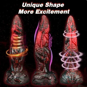 Fire Dragon Dildo Volcanic Realistic