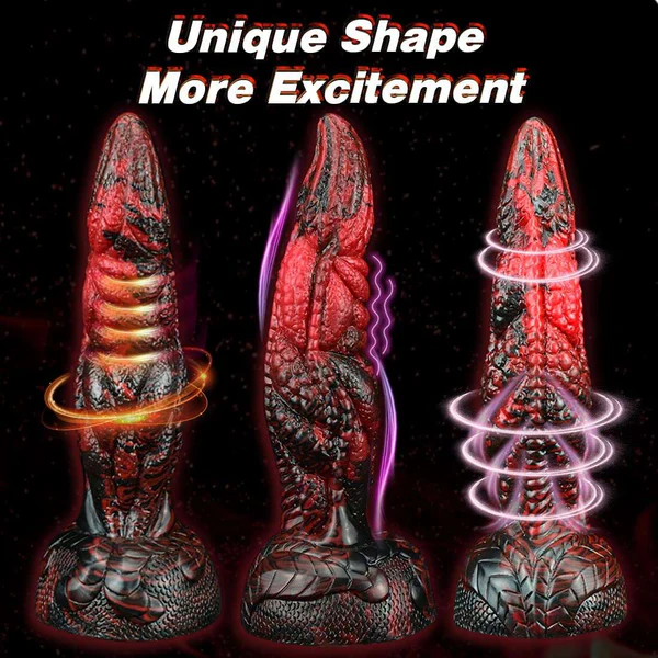 Fire Dragon Dildo Volcanic Realistic