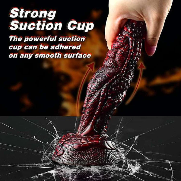 Fire Dragon Dildo Volcanic Realistic