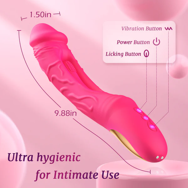 Flapper Dildo Realistic Premium Silicone