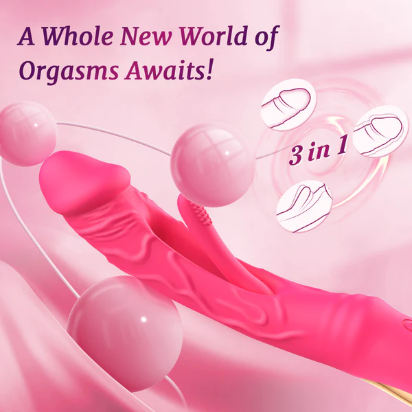 Flapper Dildo Realistic Premium Silicone