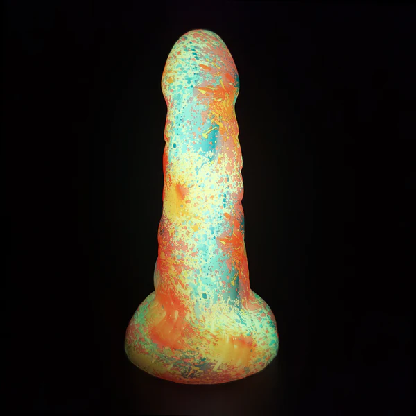 Girthy Glow in the Dark Dildo 7.6 Inch