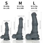 Huge Black Horse Dildo Realistic Design