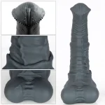 Huge Black Horse Dildo Realistic Design