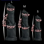 Huge Fist Dildo Black Lifelike Design