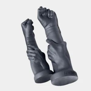 Huge Fist Dildo Black Lifelike Design