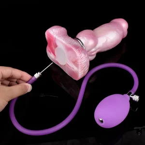 Inflatable Animal Fantasy Dildo Soft Silicone