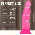 Jelly Large Monster Dildo Fantasy Design