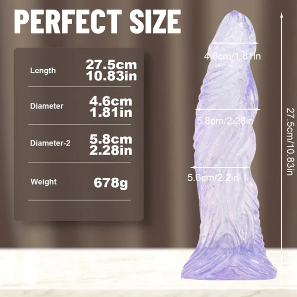 Jelly Large Monster Dildo Fantasy Design