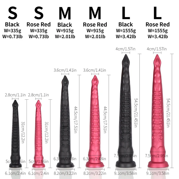 Long Tentacle Monster dildo Silicone Realistic