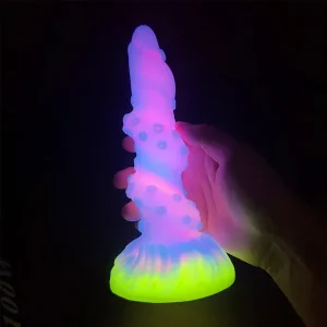 Luminous Octopus Tentacle Dildo BodySafe Silicone