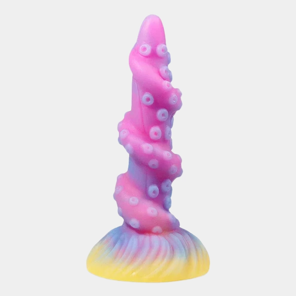 Luminous Octopus Tentacle Dildo BodySafe Silicone