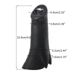 Pig Dildo Large Black Fantasy