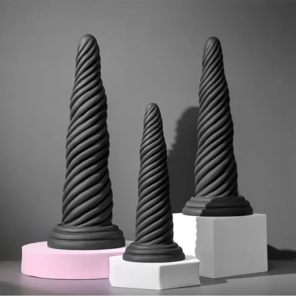 Sex Toys Sprial Dildos Fantasy Black