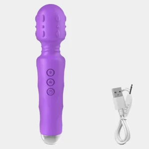 Silicone Wand Vibrator 20 Modes