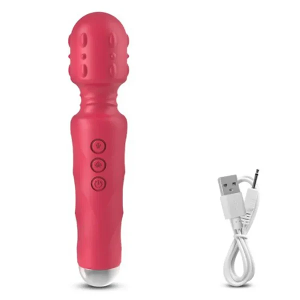 Silicone Wand Vibrator 20 Modes